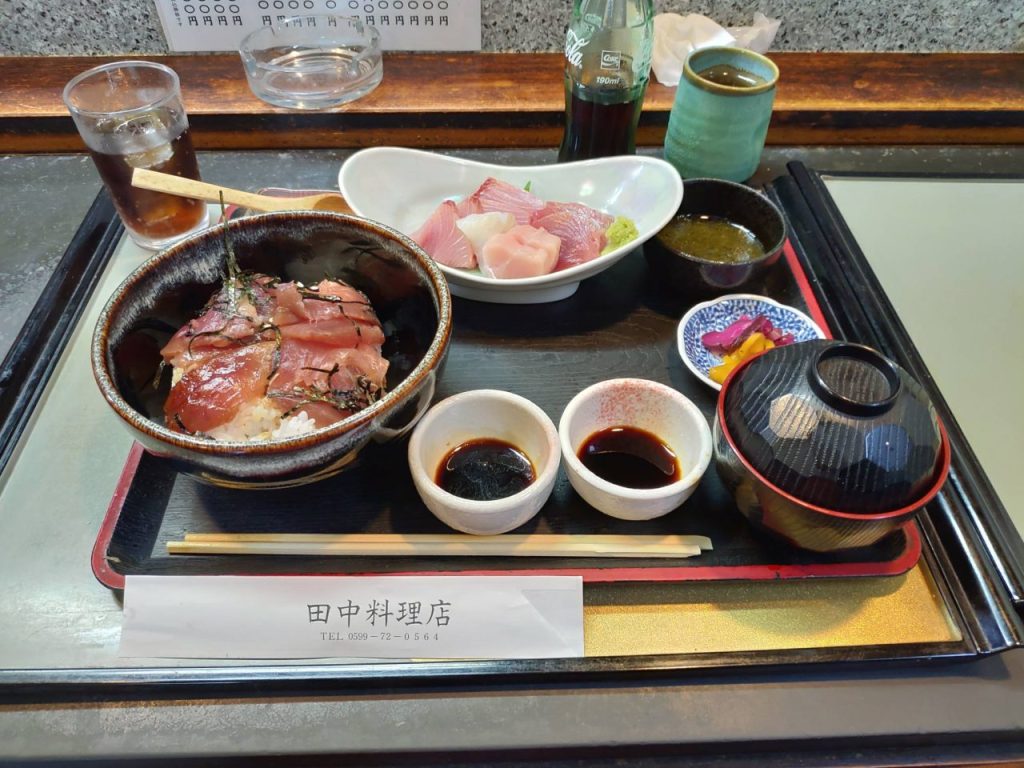 田中料理店_造りセット（かつお茶漬け付き）